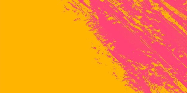 Colorido fondo grunge con efecto desgastado con colores rosados y amarillos retro grungy