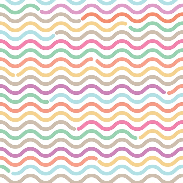 Colorido fondo ondulado