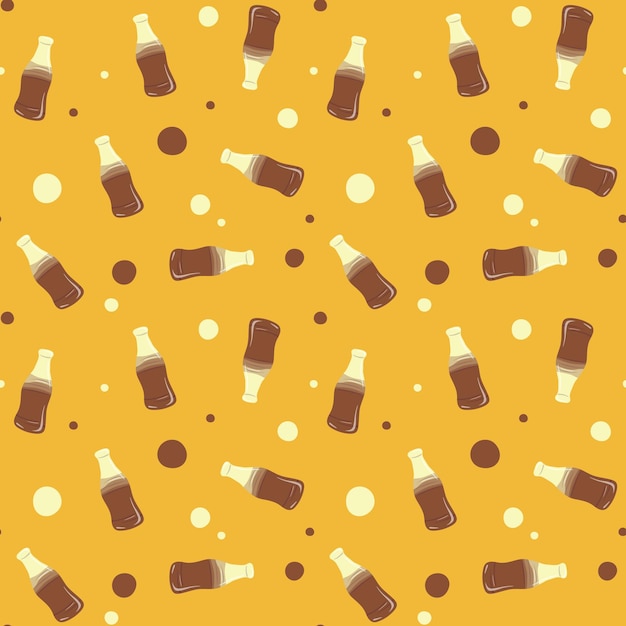 Colorido fondo de patrón repetitivo de caramelos gomosos hechos de ilustraciones vectoriales simples.