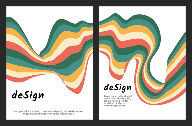 Colorido fondo vectorial fluido abstracto para portada de las redes sociales cartel flyer banner