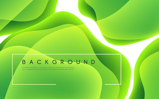 Colorido fondo vectorial minimalista abstracto con formas fluidas brillantes