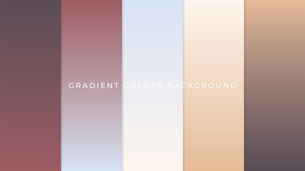 colorido gradiente paletas de colores capas corte de papel vector de fondo