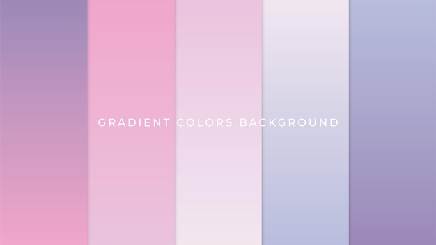 colorido gradiente paletas de colores capas corte de papel vector de fondo
