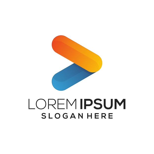 Colorido icono de logotipo