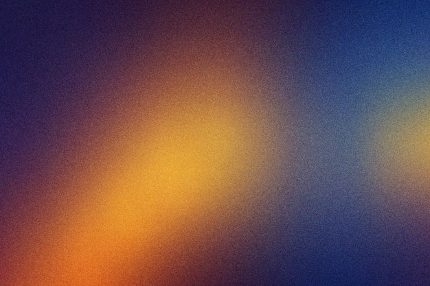 Colorido índigo Gradiente Textura granulada Fondo con amarillo y marrón