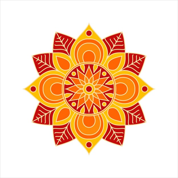 El colorido Mandala