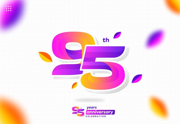 colorido moderno número 62. 62 aniversario. 62 cumpleaños