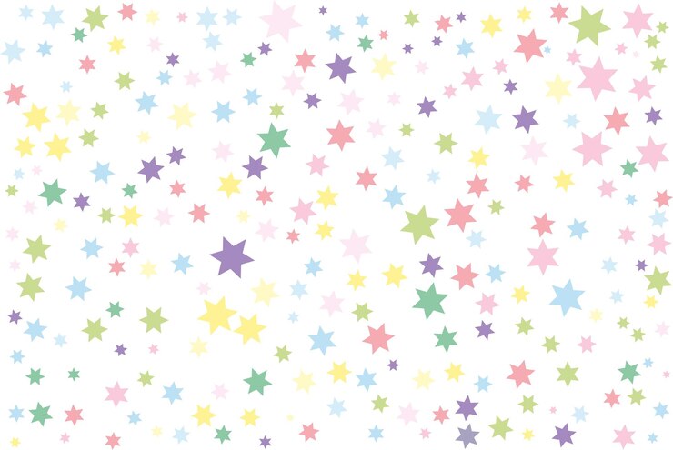 Vector colorido y multicolor ramdon star vector colorido fondo de estrellas confeti fiestas