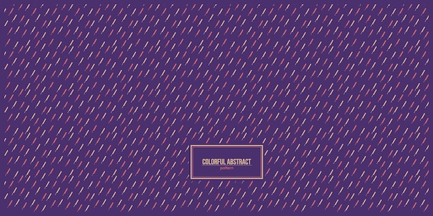 colorido patrón abstracto con fondo morado oscuro
