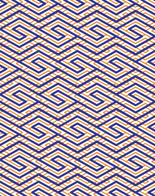 Colorido patrón geométrico sin costuras con adorno simétrico en zigzag. Fondo contemporáneo gráfico de rombos y paralelogramos. Telón de fondo infinito de empalme brillante.
