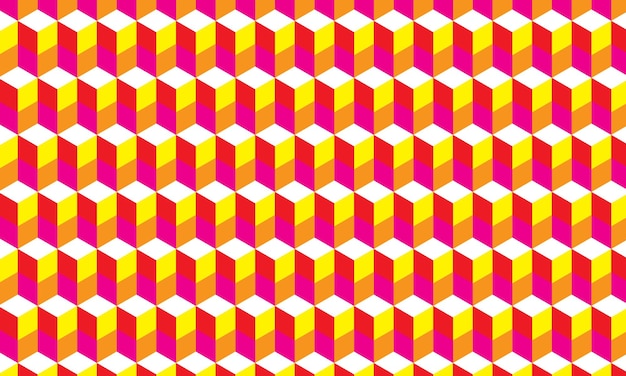 un colorido patrón geométrico de cuadrados con la palabra en él