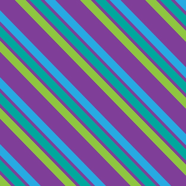 El colorido patrón de rayas diagonales para el diseño moderno