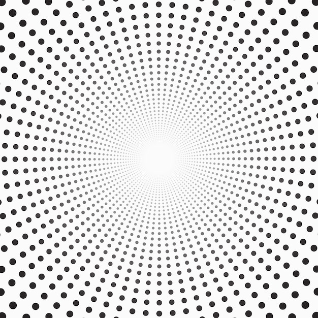 Colorido punteagudo círculo semitono puntea fondo