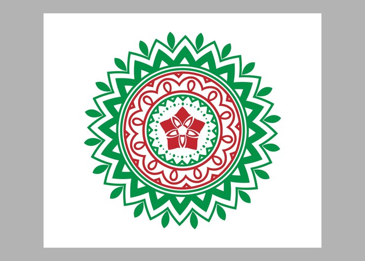colorido Vector libre diseño de mandala colorido Mandala de lujo Fondo de vector libre