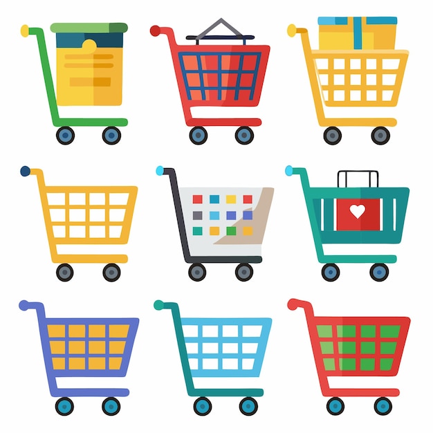 Los coloridos carros de compras: una guía para los diferentes estilos