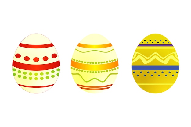 Coloridos huevos del día de pascua, feliz día de pascua celebrar