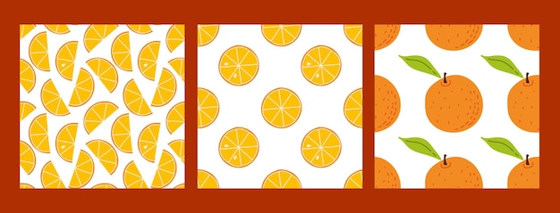 Coloridos patrones de cítricos con naranjas y limones sobre un fondo vibrante