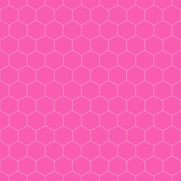 Vector coloridos patrones hexagonales sin costura diseño de cuadrícula simple fondo geométrico brillante