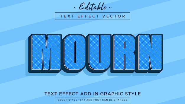 Combinación de colores encantadora estilo de efecto de texto vectorial efecto de texto totalmente editable