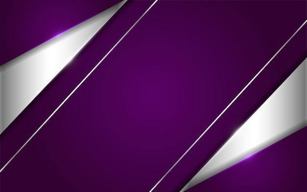 Combinación de fondo blanco moderno abstracto con línea púrpura brillante