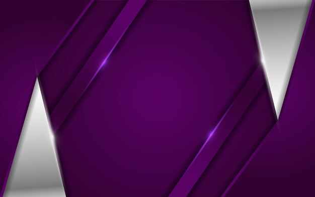Combinación de fondo blanco moderno abstracto con línea púrpura brillante