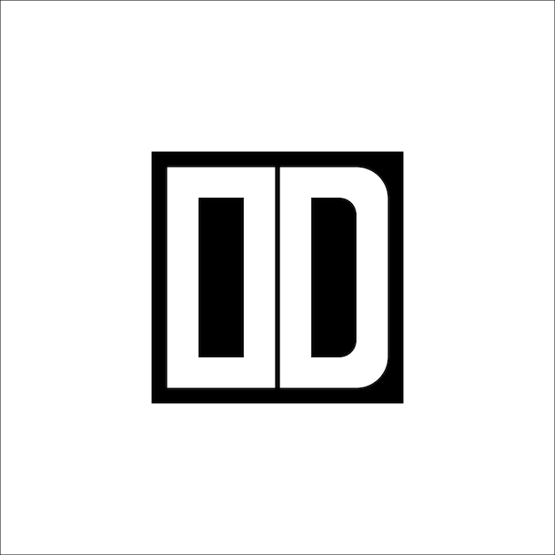 Combinación de letras modernas Logotipo OD Diseño minimalista