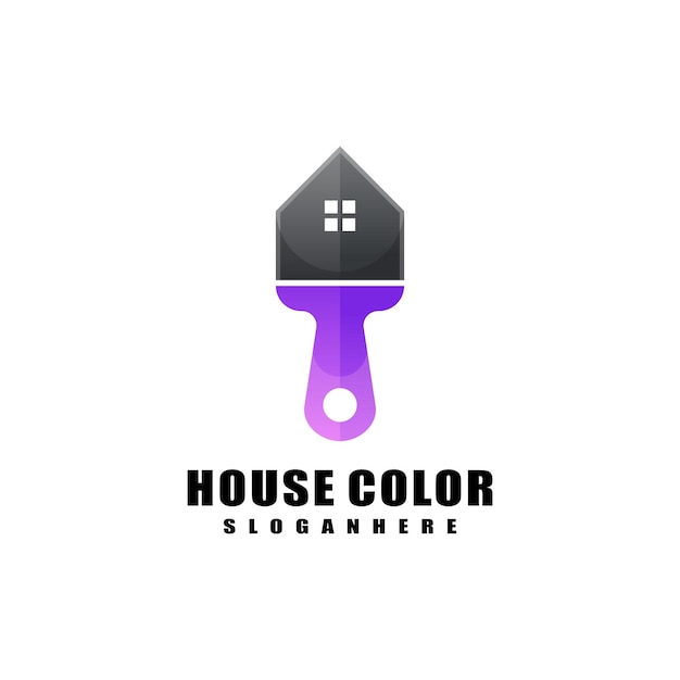 Una combinación del logotipo de la casa y herramientas de dabbing coloridas