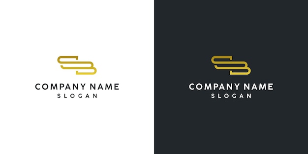 una combinación del logotipo de la letra S y B.