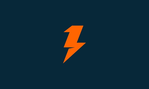 una combinación de logotipo, logotipo de monograma número 1 y símbolo de perno de destello eléctrico