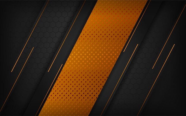 Combinaciones de negro y oro de diseño de fondo de lujo.