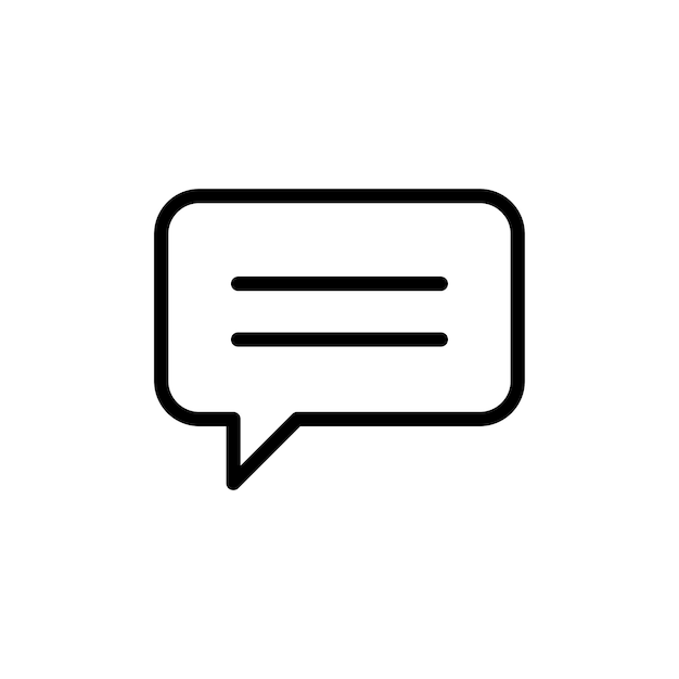 Comentario icono conjunto conversación discurso mensaje burbuja vector símbolo señal de retroalimentación señal de conversación