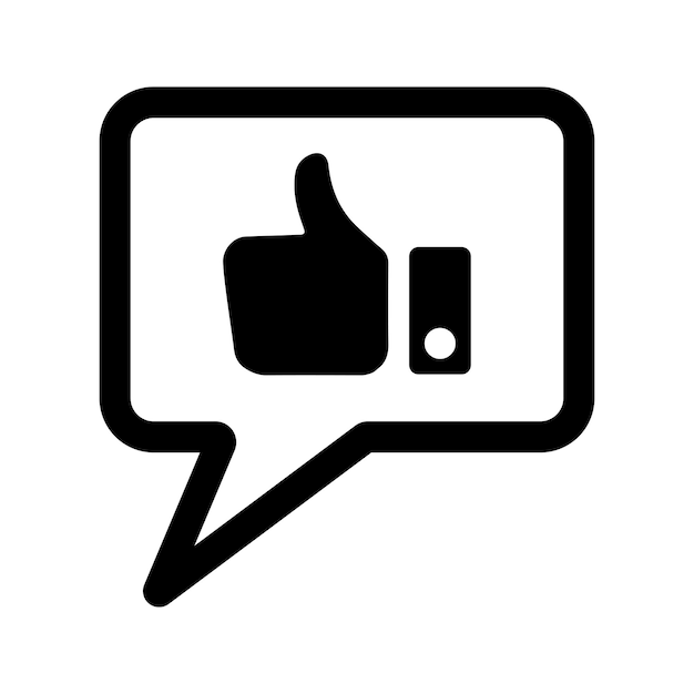 Comentarios como el icono de pulgar hacia arriba
