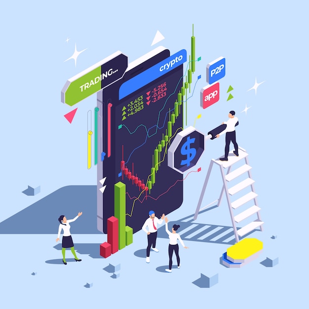 Comercio de criptomonedas y análisis del mercado financiero