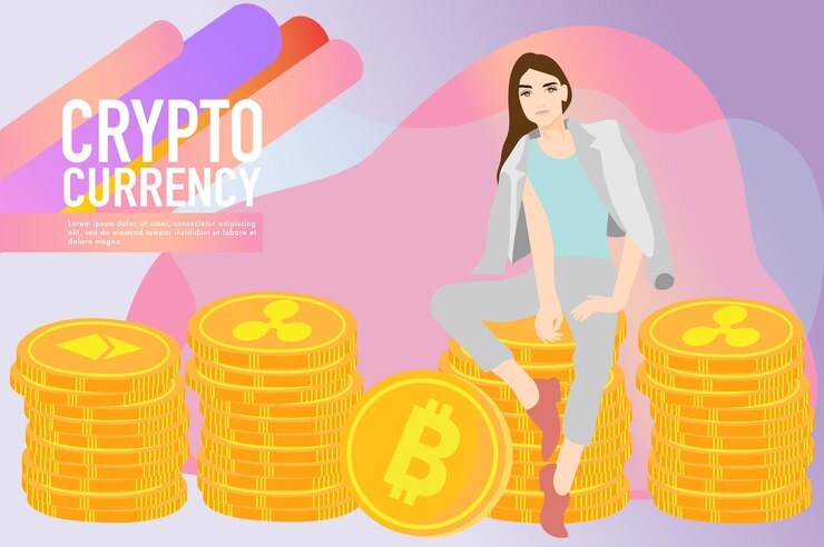 Vector comercio de divisas criptográficas