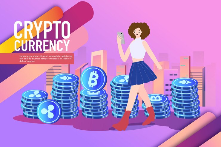 Vector comercio de divisas criptográficas
