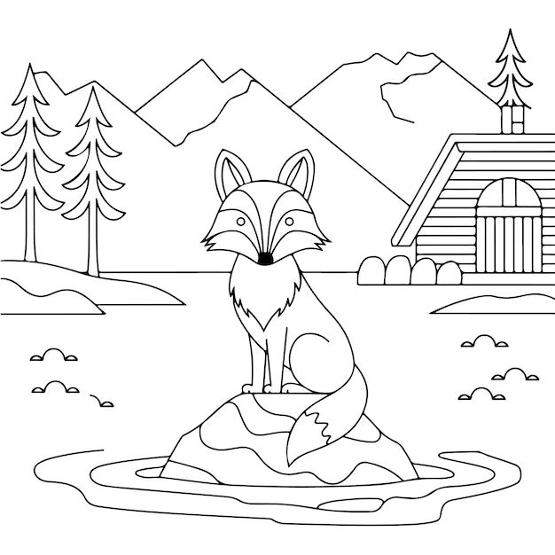 Comfy Days Cute y Comfy Páginas para colorear con personajes animales súper lindos en un momento de Hygge acogedor