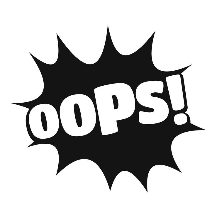 Vector comic boom oops icon ilustración simple del icono de vector comic boom oops para web
