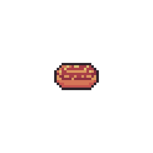 Comida basura de pixel art para el activo del juego