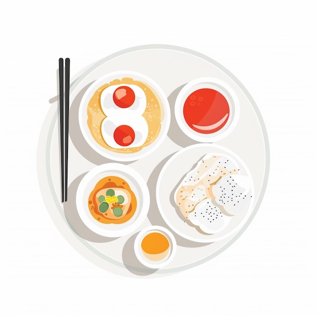 comida china vector asiático ilustración china cultura asiática comida fondo tradicional ori