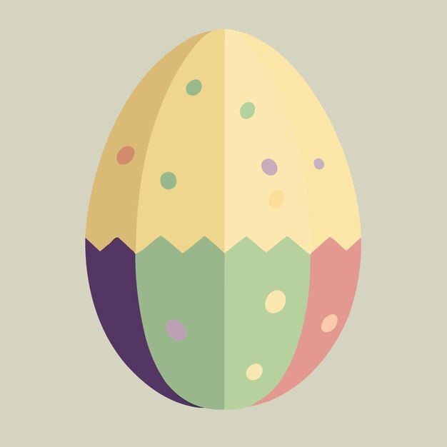 Comida colorida con temática de huevo de Pascua