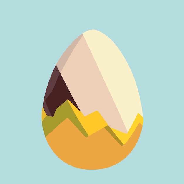 Comida colorida con temática de huevo de Pascua