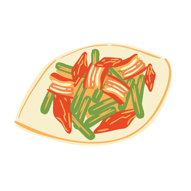 comida, comidas, ilustración, clipart, gráfico, comida china