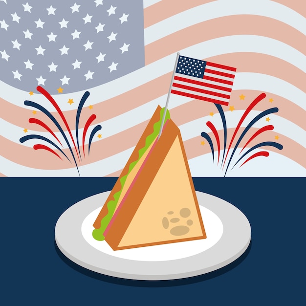 comida día de la independencia americana