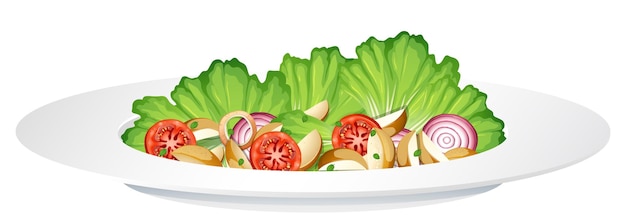Comida sana con ensaladera de verduras frescas