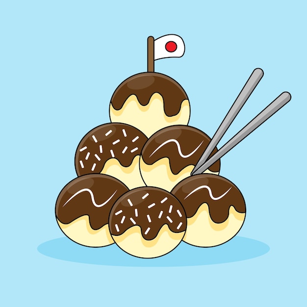 comida takoyaki de japon