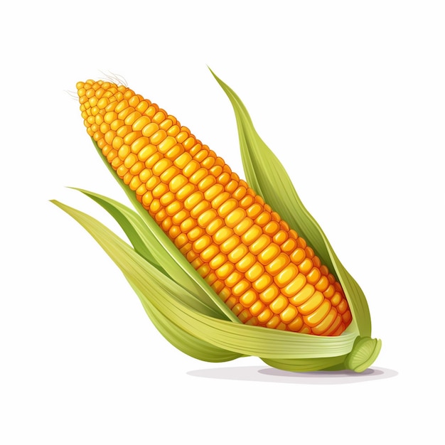 comida vector maíz maíz ilustración grano agricultura natural palomitas de maíz orgánico cosecha verduras