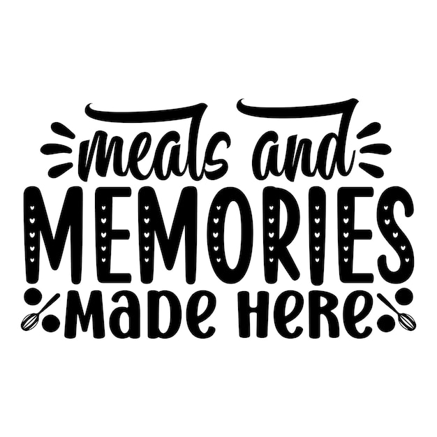 comidas y recuerdos hechos aquí SVG