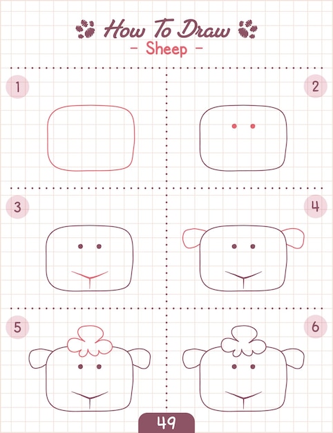 Cómo dibujar un personaje de dibujos animados de animales paso a paso Tutorial de dibujo