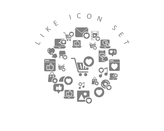 Como diseño de conjunto de iconos
