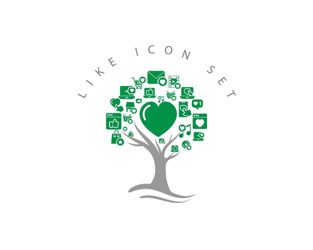 Como icono en fondo blanco Vector Premium